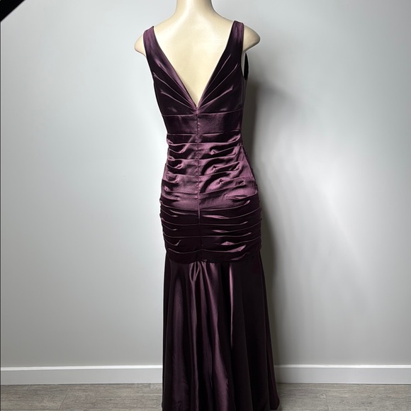 Elegant Purple Evening Gown - Picture 10 of 11